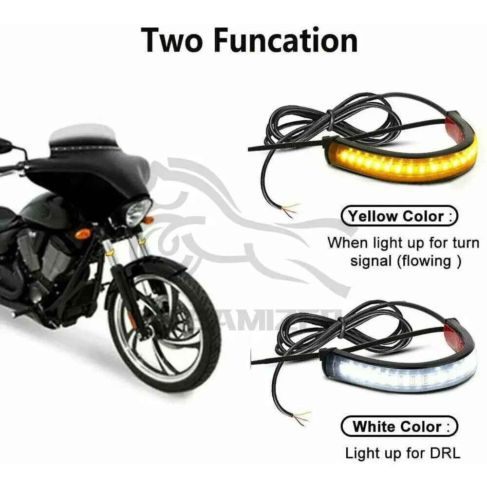 Ring Fork Flashing Motorcycle Turn Signal