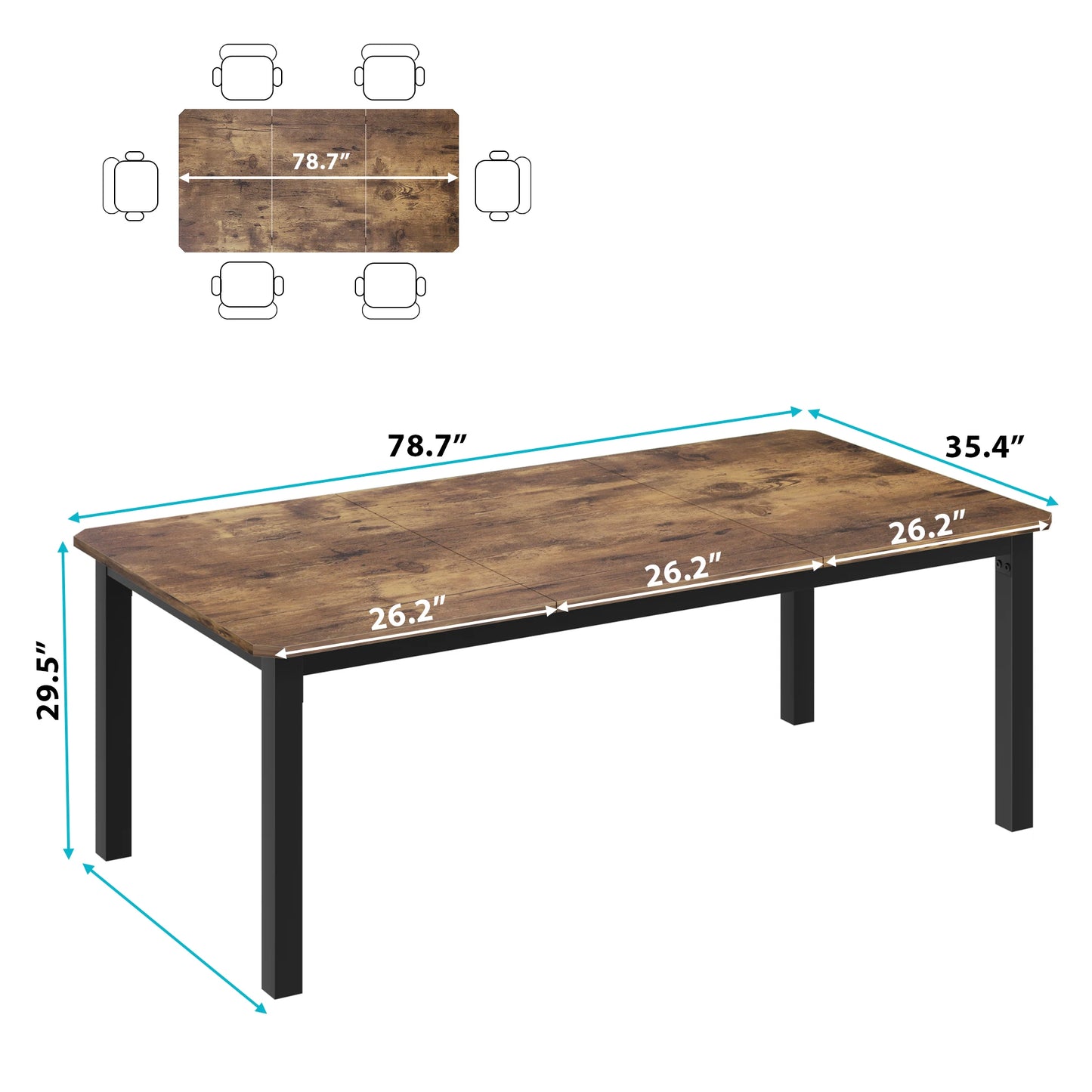 Dining Table for 6-8 People