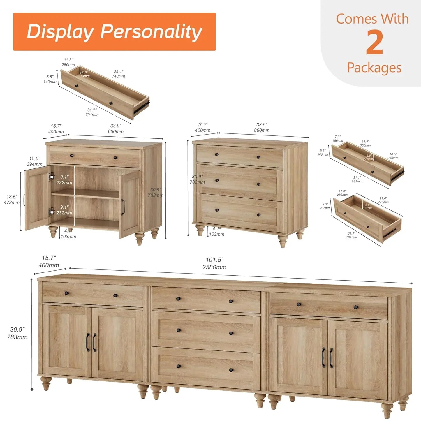 Buffet Cabinet with Storage