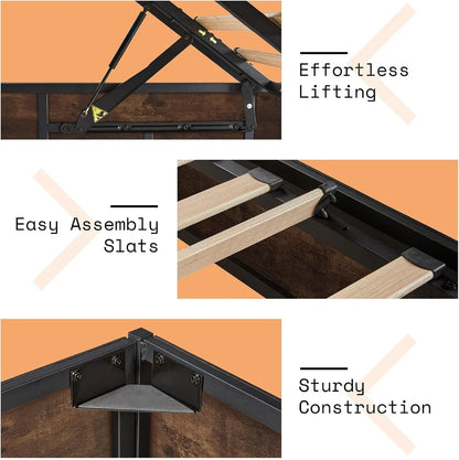 Lift-Up Bed with Storage
