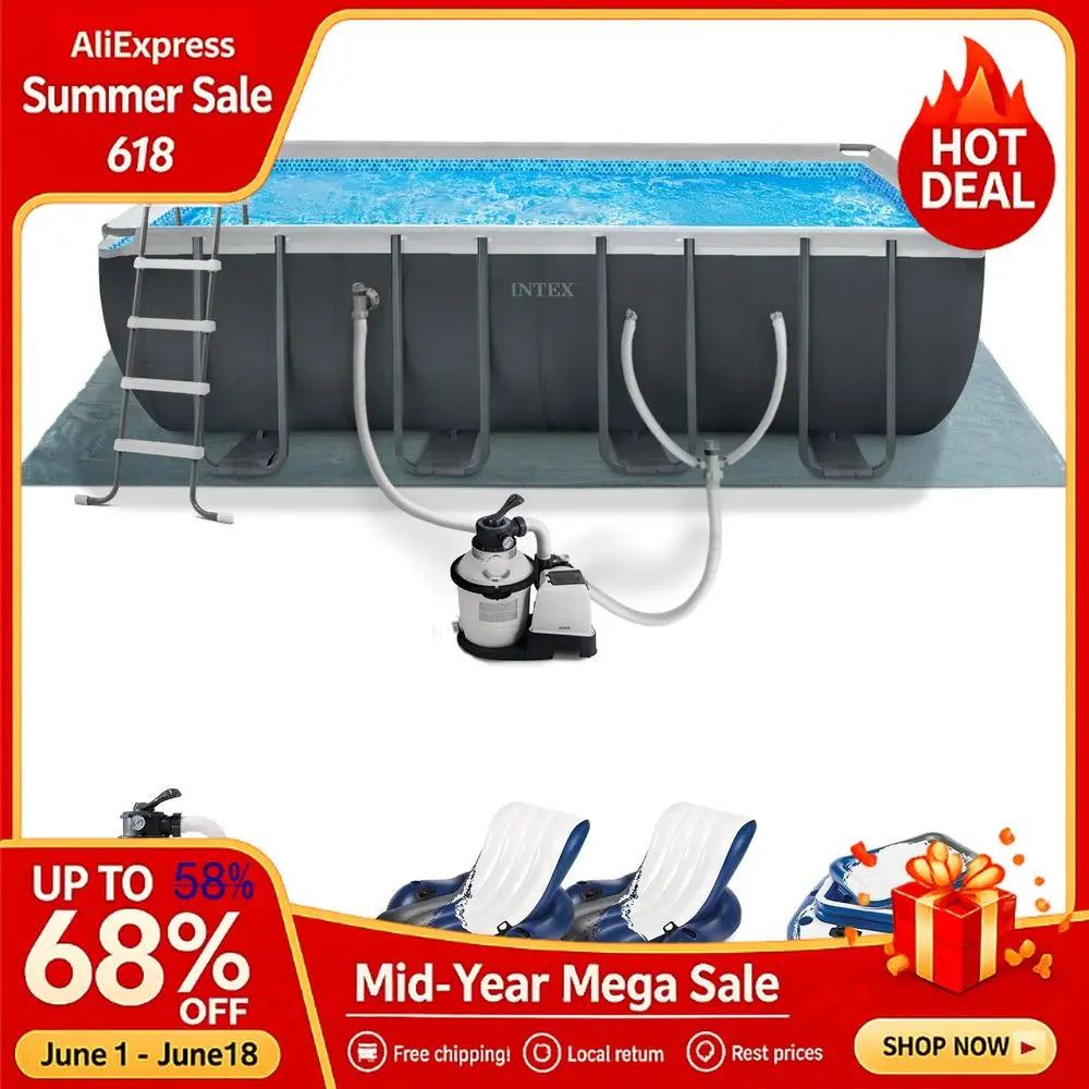 Above-Ground Pool with Pump