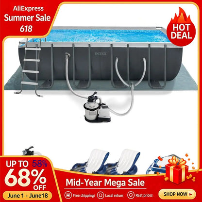 Above-Ground Pool with Pump