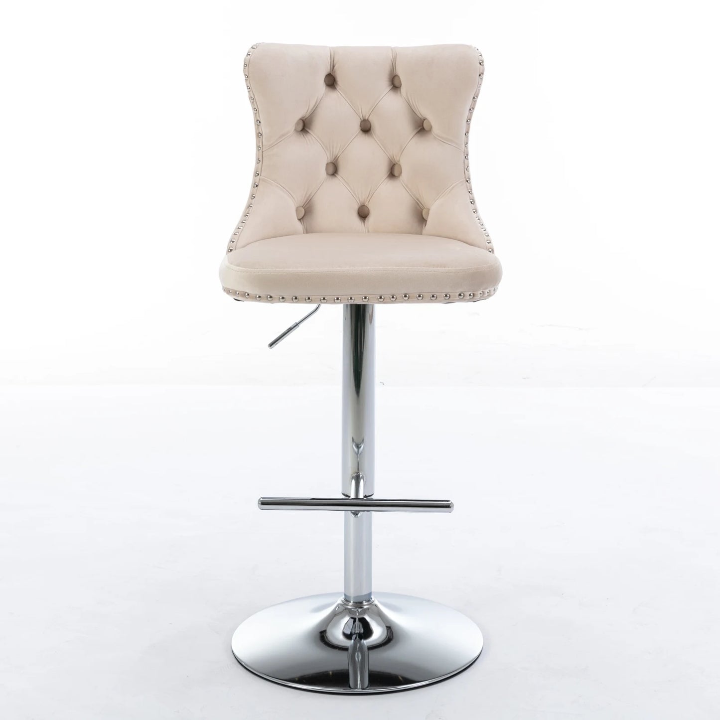 Swivel Velvet Bar Stools