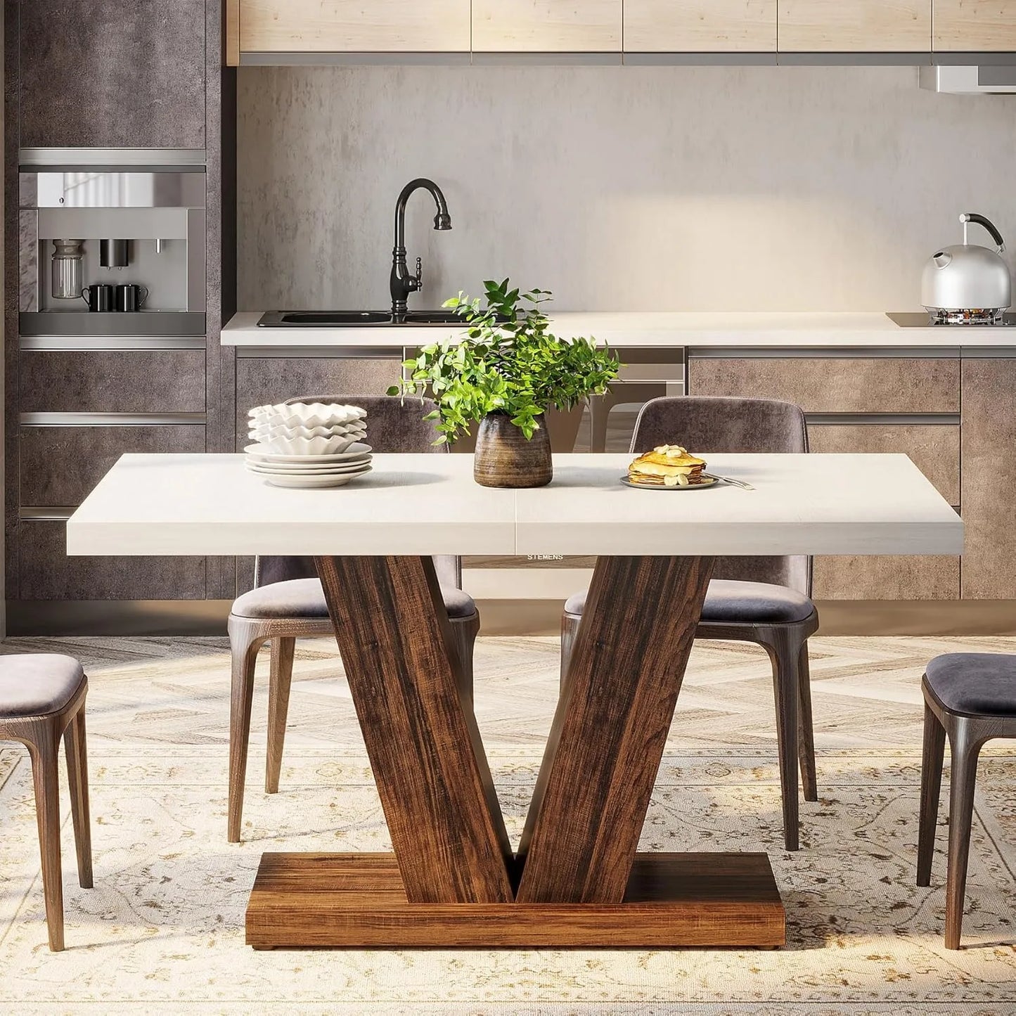 47-Inch Farmhouse Dining Table
