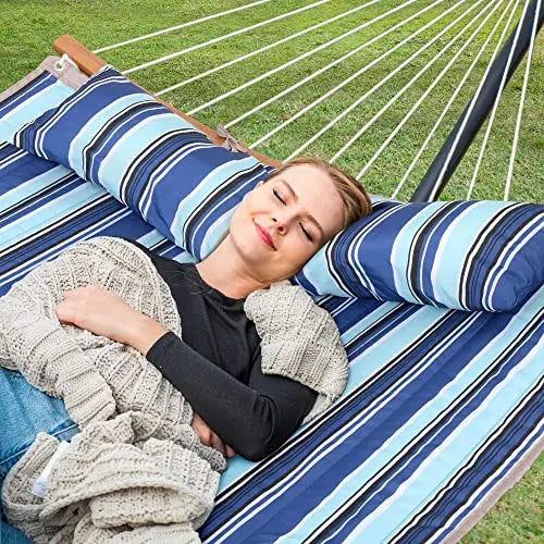 Double Outdoor Hammock With Stand