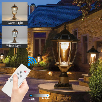 Solar Post Lamp with Automatic On/Off