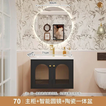 European Retro Washbasin Bathroom Vanity