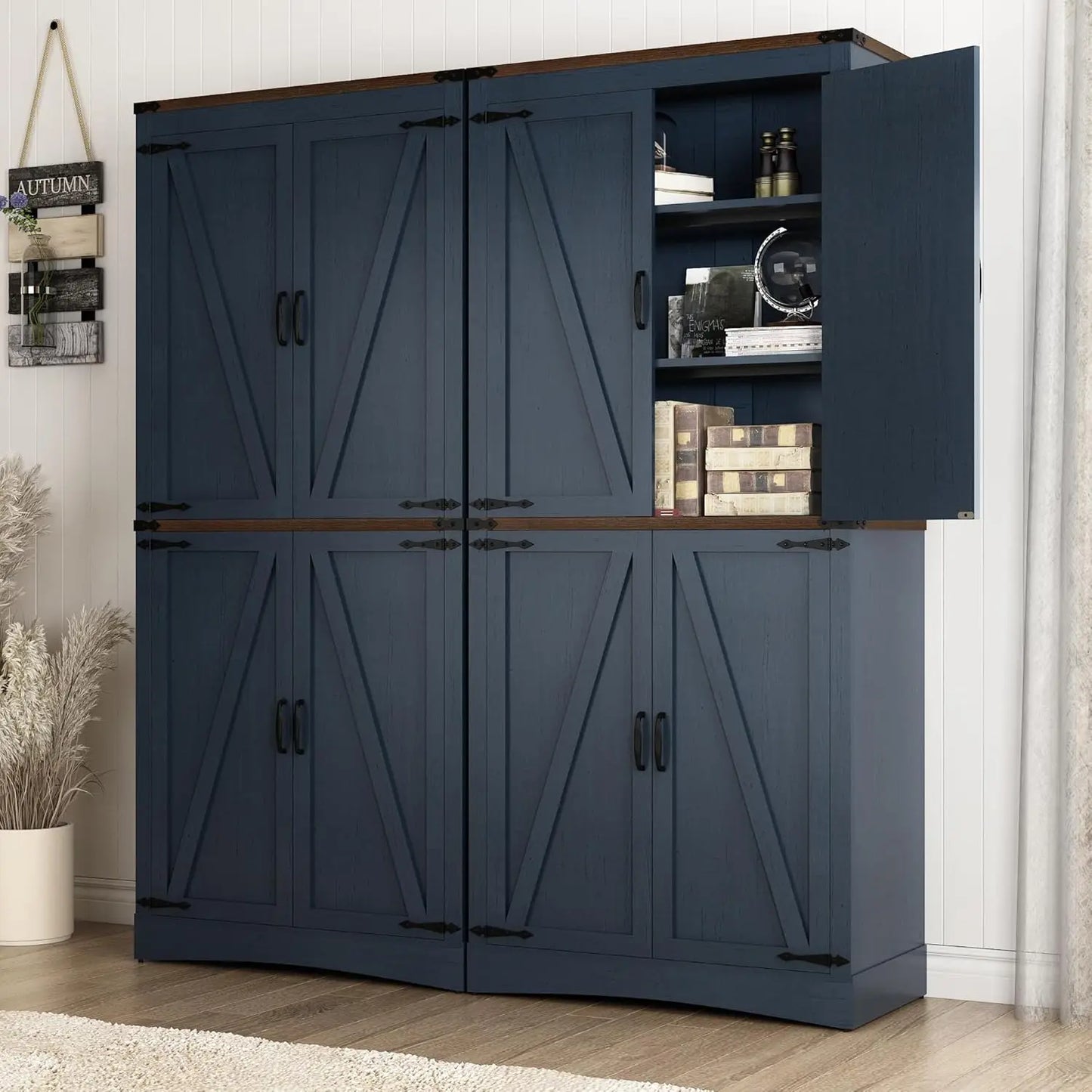 Tall Kitchen Pantry Storage Cabinet