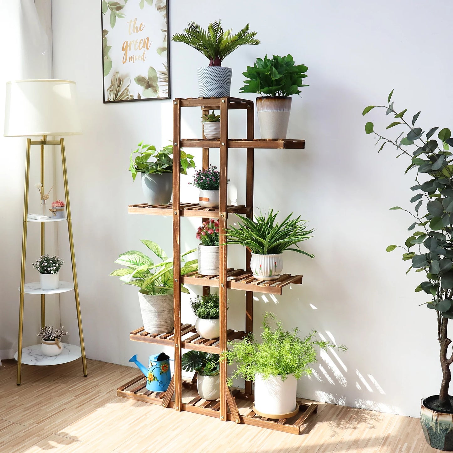 6 Tier Wooden Plant