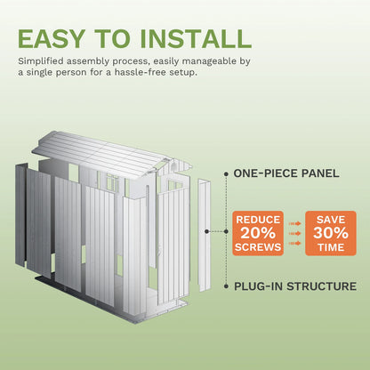 Plastic Outdoor Storage Shed