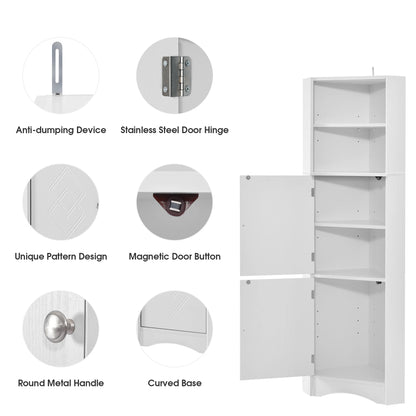 Tall Bathroom Corner Cabinet