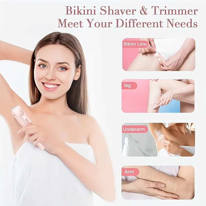 Women's Double Head Shaver Private Hair Trimmer