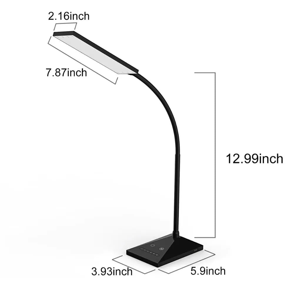Desk Lamp Flexible Touch, Dimmable