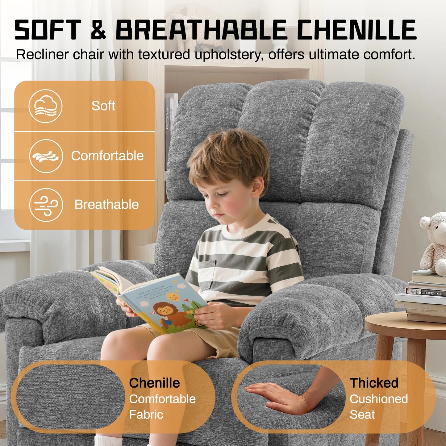 Swivel Rocker Recliner Chair