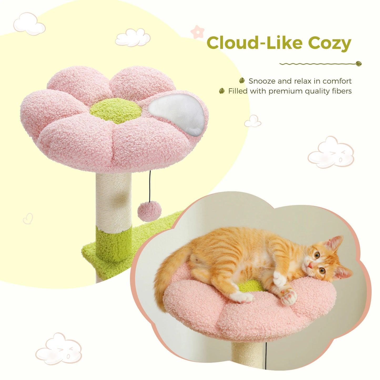 Multi-Level Cat Tower