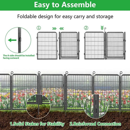 Metal Garden Fence