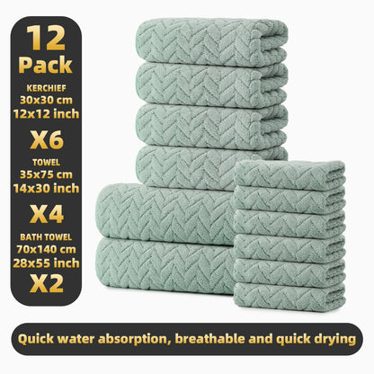 12‑Piece Towel Set