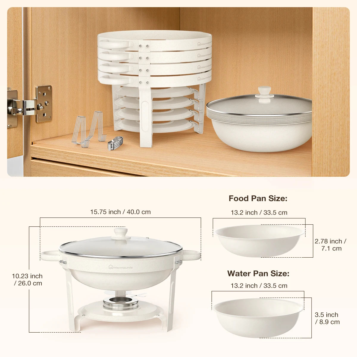 5-QT Chafing Dishes Buffet Set