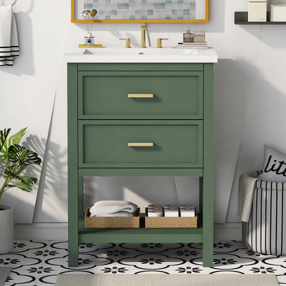 Bathroom Vanity with Top Sink