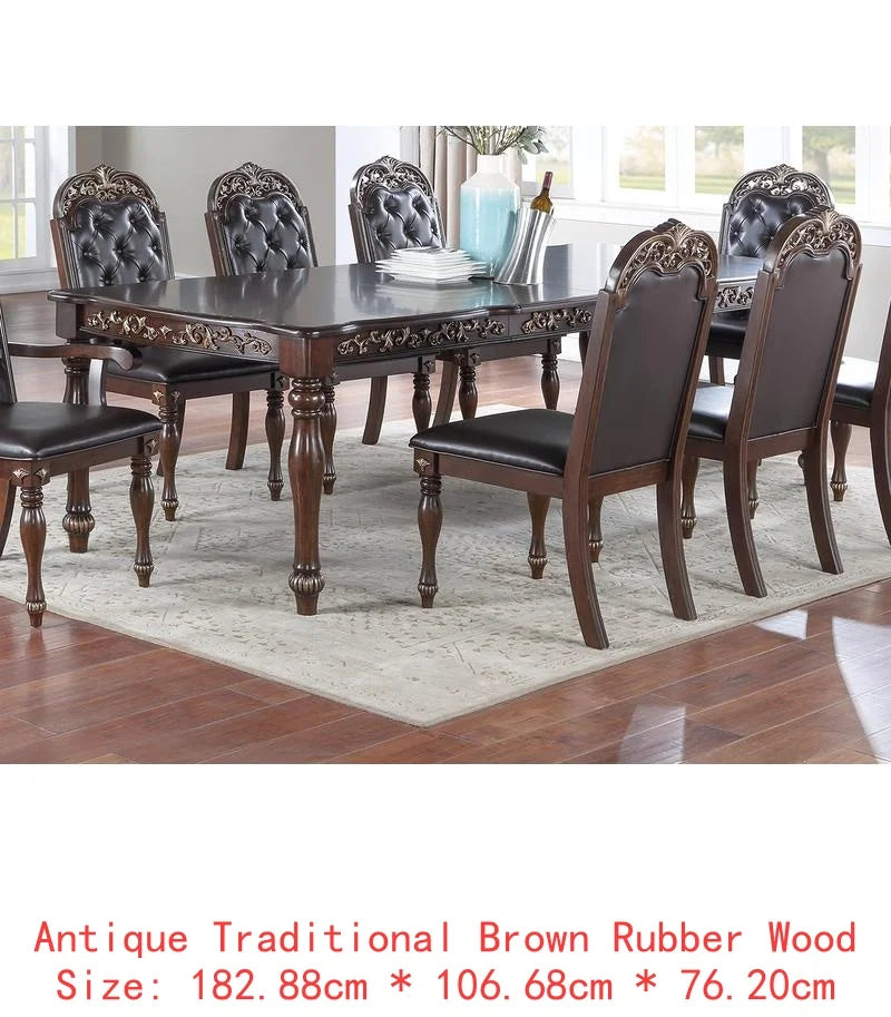 Formal Dining Table with 2 Leaves