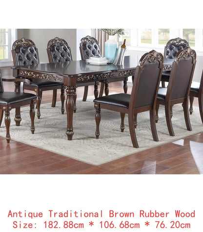 Formal Dining Table with 2 Leaves