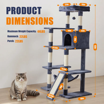 Multi-Cat Climbing Tower