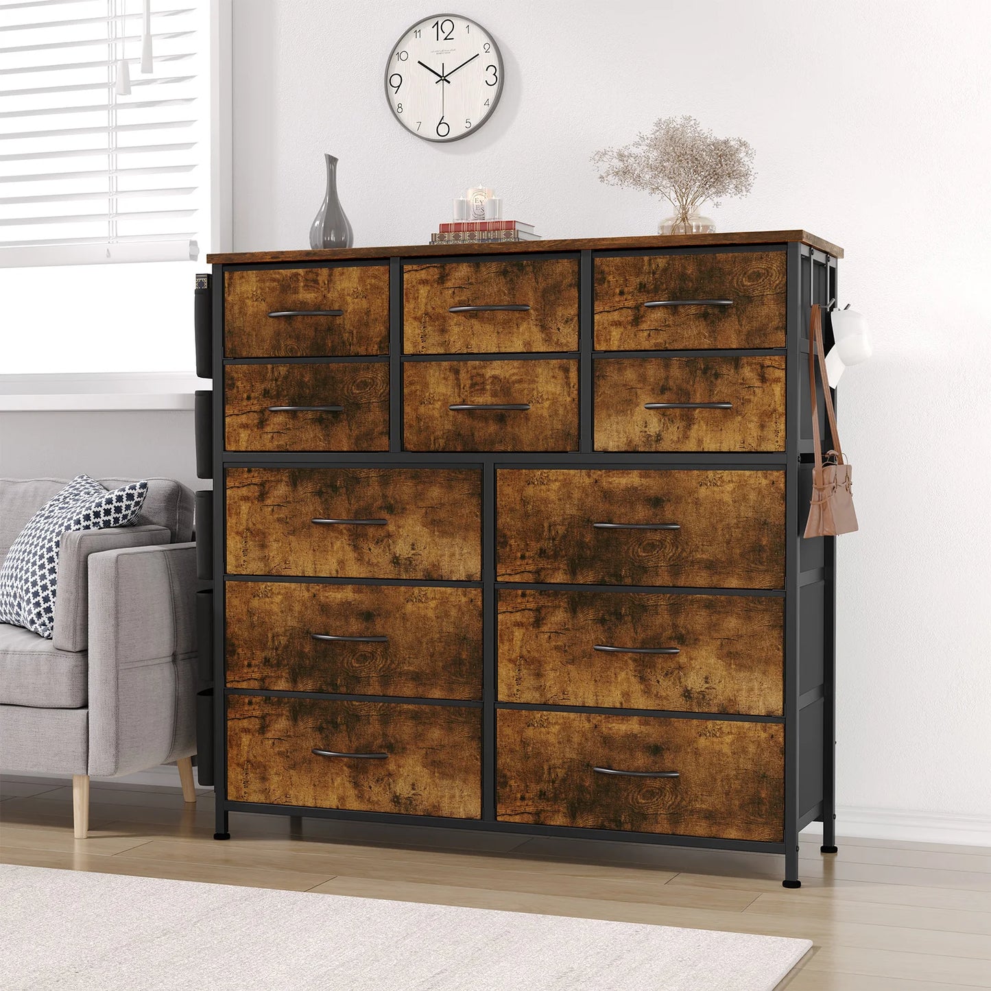 12-Drawer Dresser