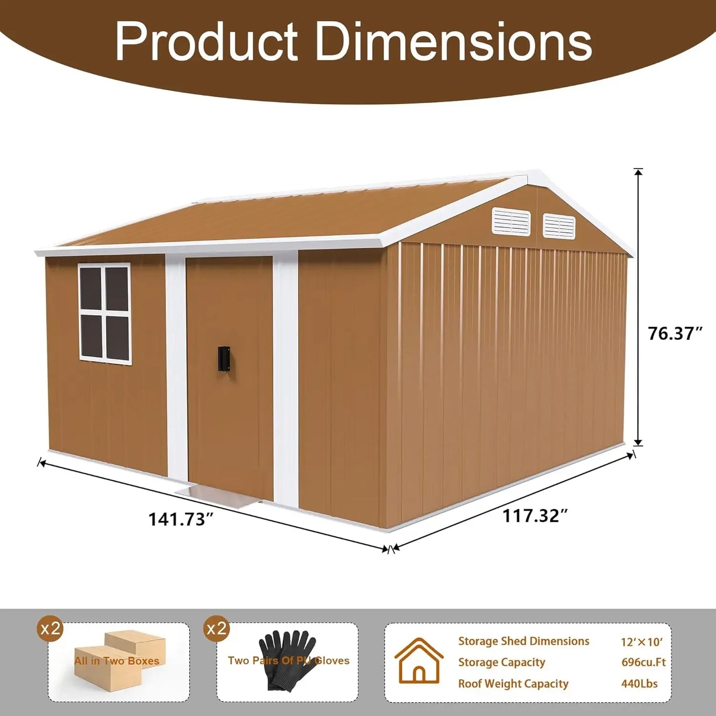 Metal Outdoor Storage Shed