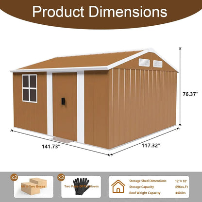 Metal Outdoor Storage Shed