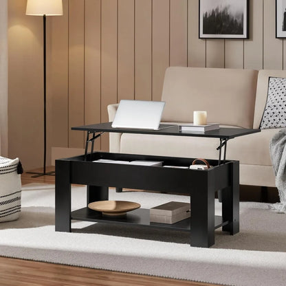 Lift Top Table with Hidden Storage