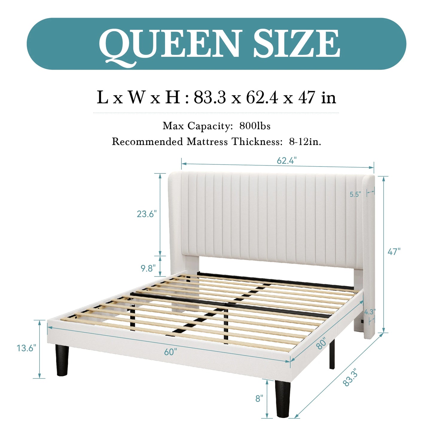Velvet Upholstered Bed Frame