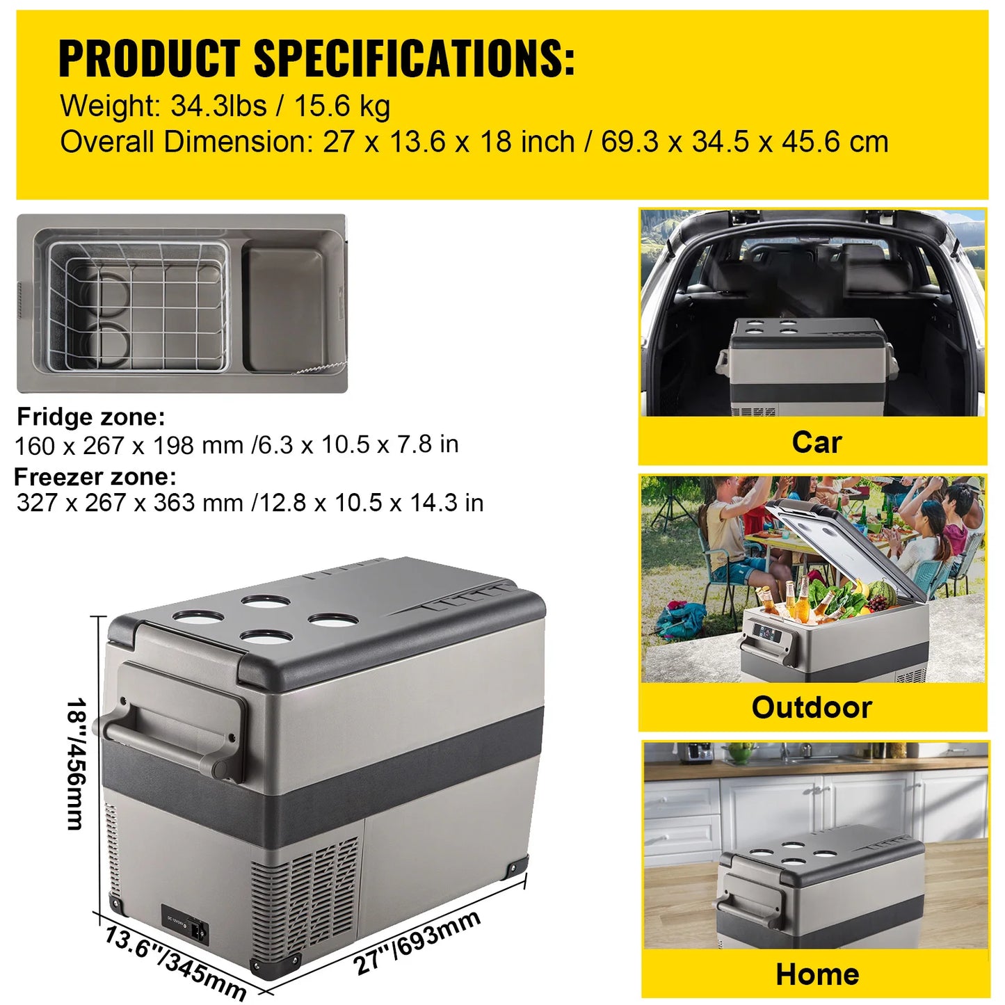 Mini Fridge Freezer