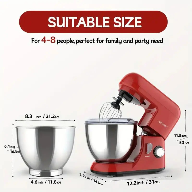Tilt-Head Electric Household Stand Mixer