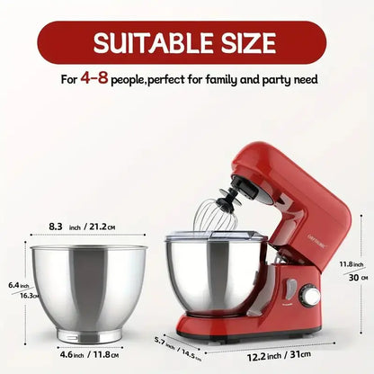 Tilt-Head Electric Household Stand Mixer