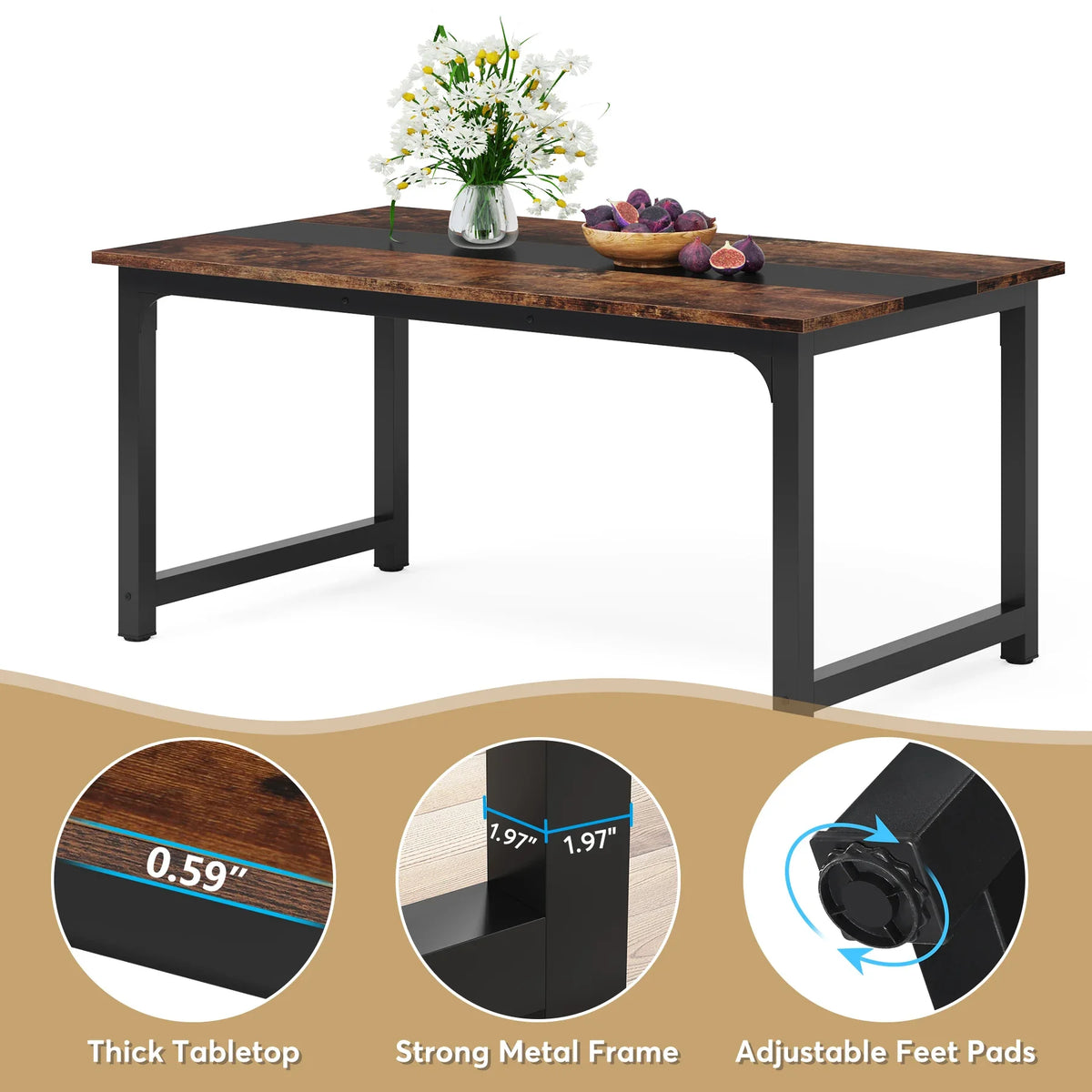 Rectangular Dinner Table