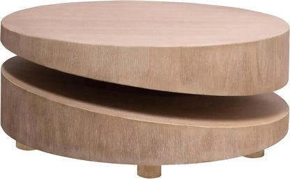 Round Coffee Table, Natural
