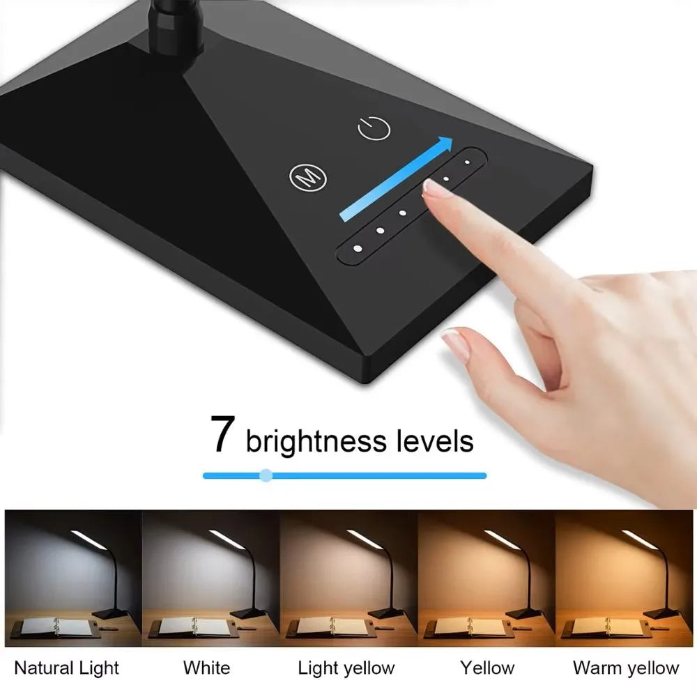 Desk Lamp Flexible Touch, Dimmable