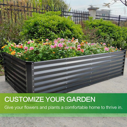 Galvanized Raised Garden Bed Kit