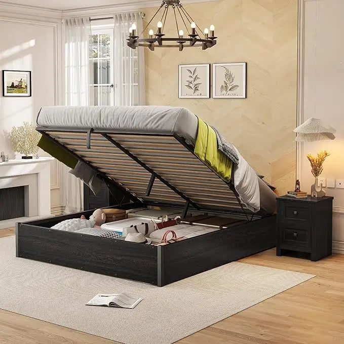 Lift-Up Bed with Storage