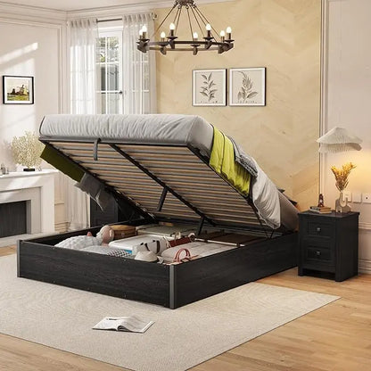 Lift-Up Bed with Storage