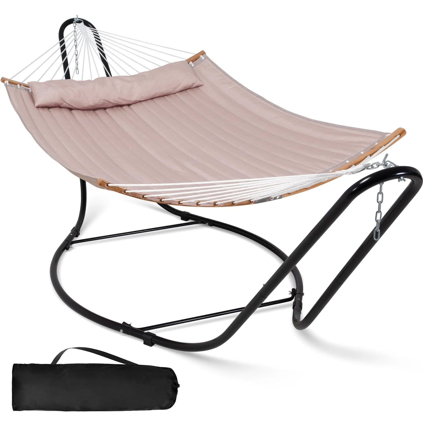 Double Outdoor Hammock With Stand