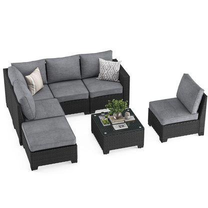 Patio Sectional Sofa Set