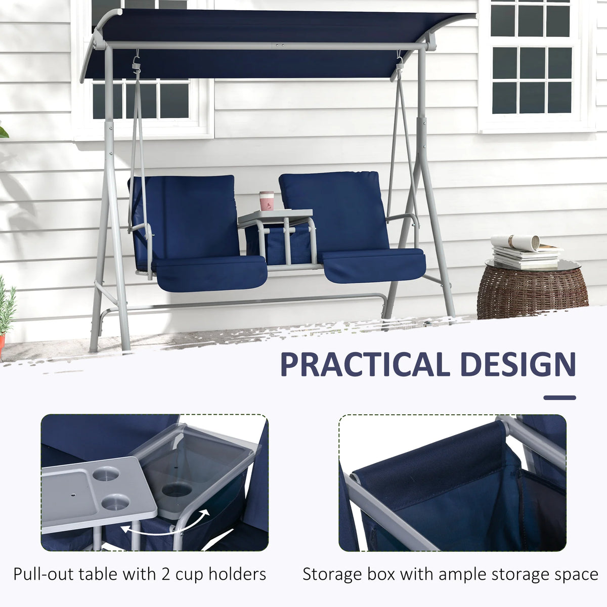 Outdoor Swing Chair Canopy