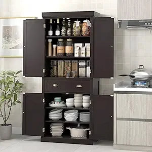 72” Tall Kitchen Pantry Cabinet