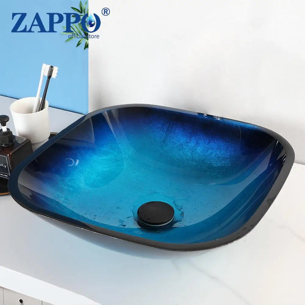 Bathroom Vessel Sink with Waterfall