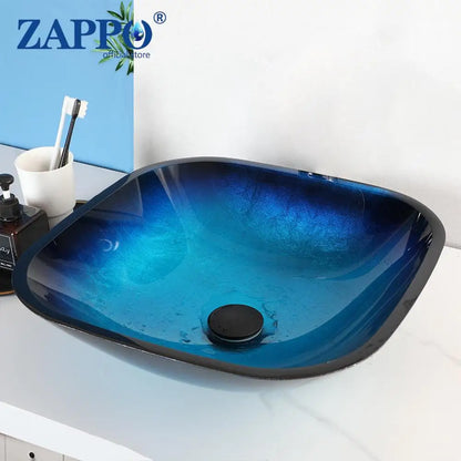 Bathroom Vessel Sink with Waterfall