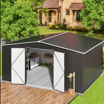 Outdoor Metal Storage Shed