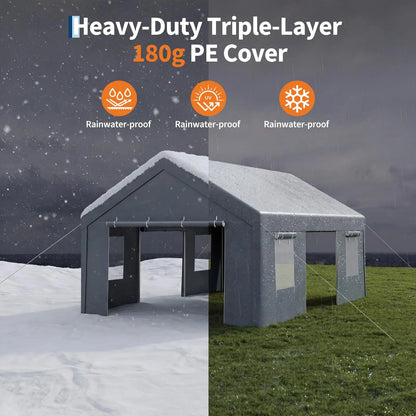 13x20 Heavy Duty Carport Canopy