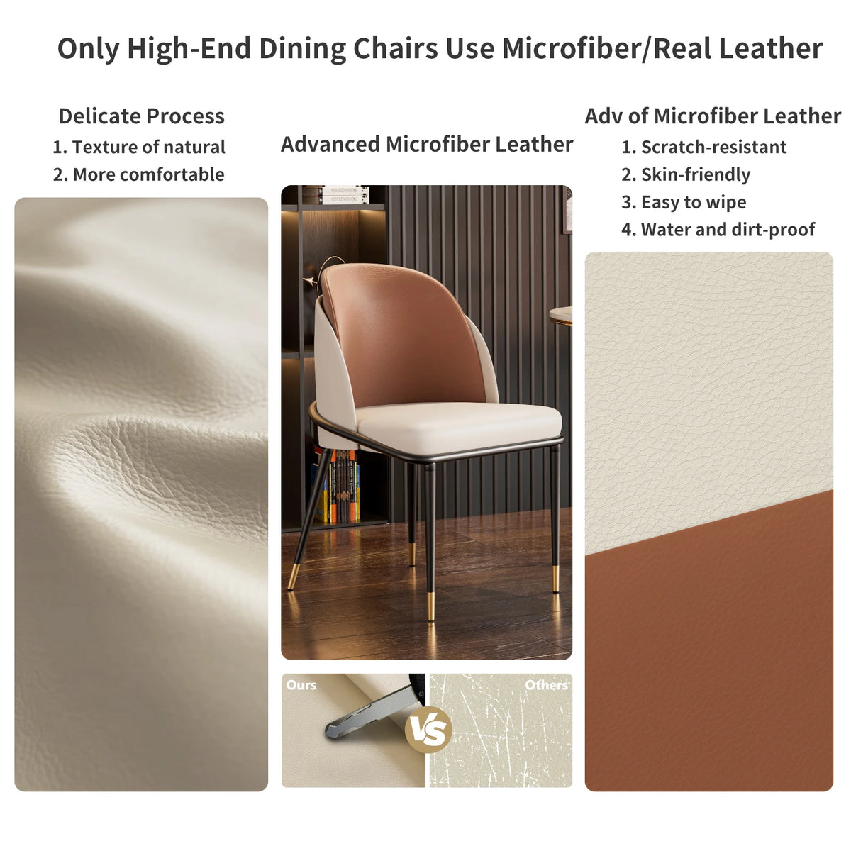 Faux Leather Dining Chairs