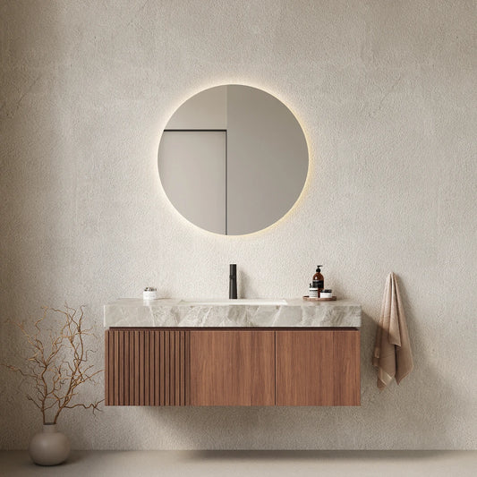 48" Bathroom Vanity with Sink, Wall-Mounted